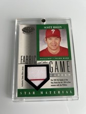 2001 Leaf Certified Materials Memorabilia Scott Rolen Phillies #FG-77 /284