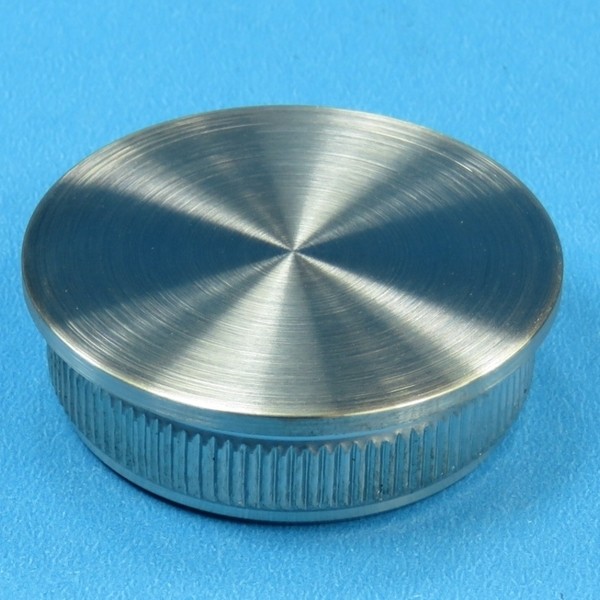 Ø 42,4 Va Rohrstopfen Stopfen Kappe Deckel Flach V2A GeläNder Edelstahl Handlauf-image