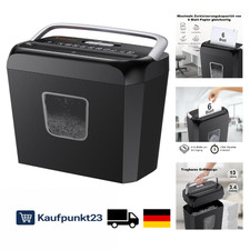 Papierschredder C237-B 6 Blatt Schredder Sicherheitsstufe P