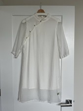 Qipao Traditional Chinese style dress with leaf embroidery