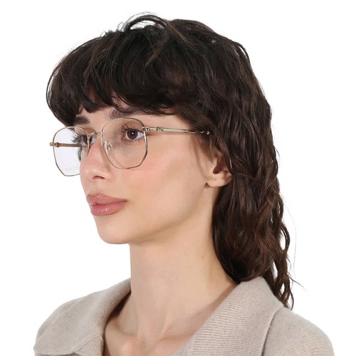 Gucci Demo Square Ladies Eyeglasses GG1420OK 001 54 GG1420OK 001 54
