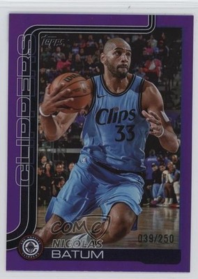 2025-26 Topps Purple Rainbow 39/250 Nicolas Batum #146 1h1