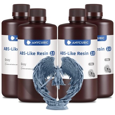 3D-Drucker Harz ABS-Like 2.0 Grau Hohe Zähigkeit Geringer Geruch 4kg kompatibel