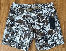 NWT Lululemon Current State Beach Botanical Palm Multi 9" Board Shorts SIZE 38