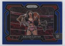 2024 Panini Prizm WWE Blue Prizm 100/199 Kayden Carter #82 3hd