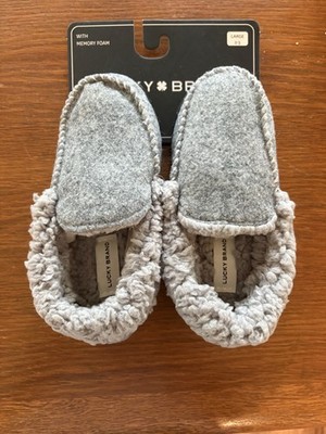 Never Before Worn Luck Brand Faux Wool House Shoes for Kids - Size Large 2-3