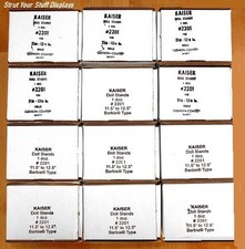 12 doz KAISER STANDS 2201 WHITE Fit 11.5"-12.5" tall dolls BARBIE, Francie, Jem