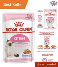 Delicious Jelly Cat Food for Kittens - 85g Pouches, 48 Pack for Healthy Growth 19.12 per kilo