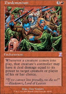 MTG Pandemonium, Light Play, English Time Spiral Timeshifted