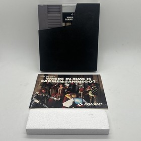 Where in Time is Carmen Sandiego Nintendo Entertainment System NES Box Manual