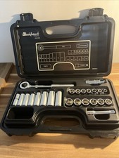 Blackhawk By Proto 3824-mnb 38 Drive 24 Pc Metric Socket Set With Hard Case