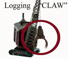 N Scale LOGGING CLAW Finished Model perfect for cranes or loads