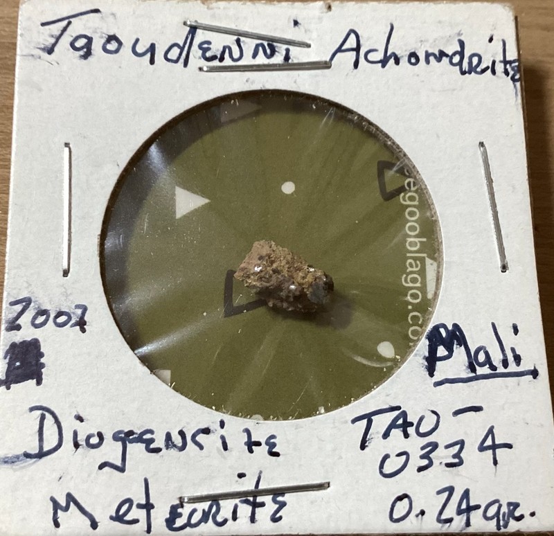 2007 Taoudenni Meteorite Mali