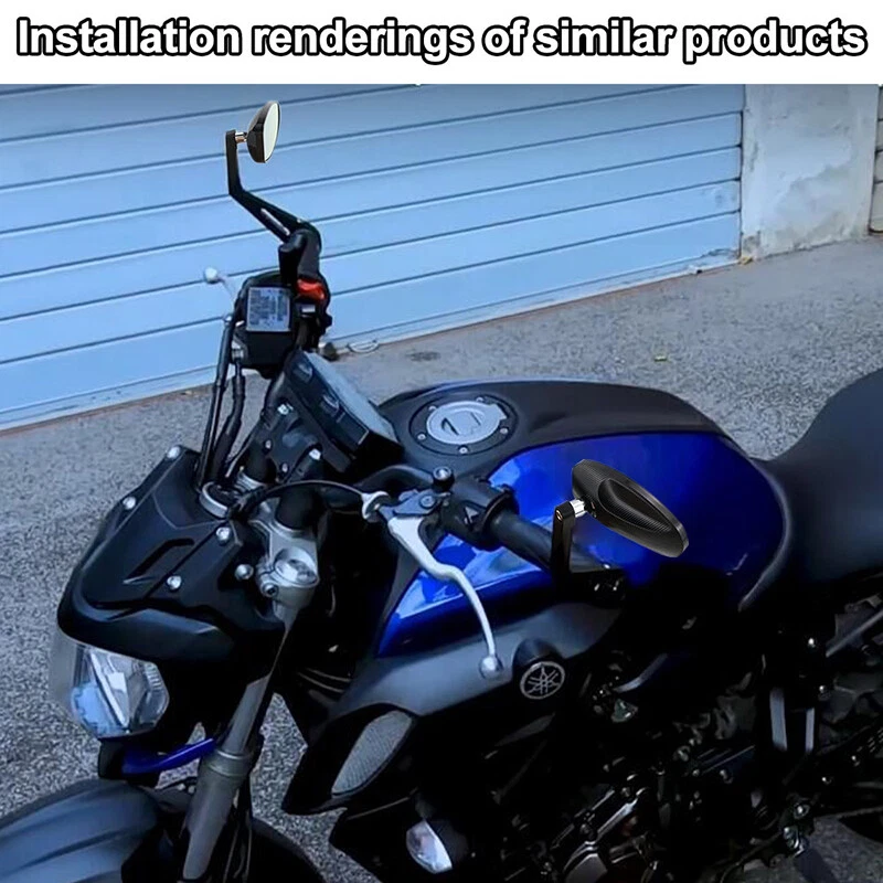 Espejos retrovisores vista lateral manillar barra espejo retrovisor apto para BMW R nine-t 2014-2021 Foto 4 de 4