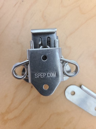 LOTE de 3 LOTE Acero Inoxidable Torce 2"" x 1-1/2"" Cerradura Guardián Resorte Mariposa Dibujo - Imagen 14 de 23