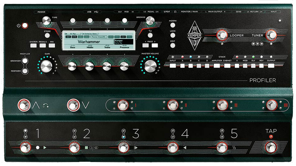 Kemper Profiler Stage Guitar Processor with Specially Rigged USB