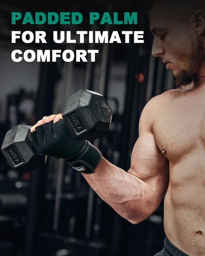 Lightweight Weightlifting Gloves with Strong Wrist Support & Durable Grip Design - Picture 5 of 11