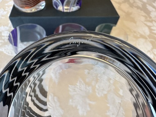Bohemia Color Cut Crystal Whisky/Bourbon Gläser Tschechien Selten 6/Neu mit Etikett - Bild 13 von 20