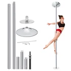 Portable Dance Pole Static Spinning 45mm Stripper Dancing Pole Fitness Exercise