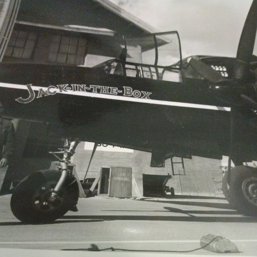 Foto de avión militar Black Widow P-61 temprana 8x10 Jack en la caja expulsión - Imagen 8 de 9