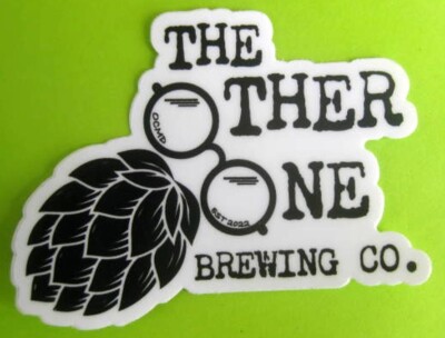 Hop Head Pilsner Beer Vinyl Decal - 4.7x3.3" Craft Brew Bumper Sticker, Green & White - View #8