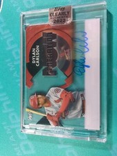 2022 Topps Clearly Authentic Dylan Carlson Generation Now Auto St. Louis Cards 