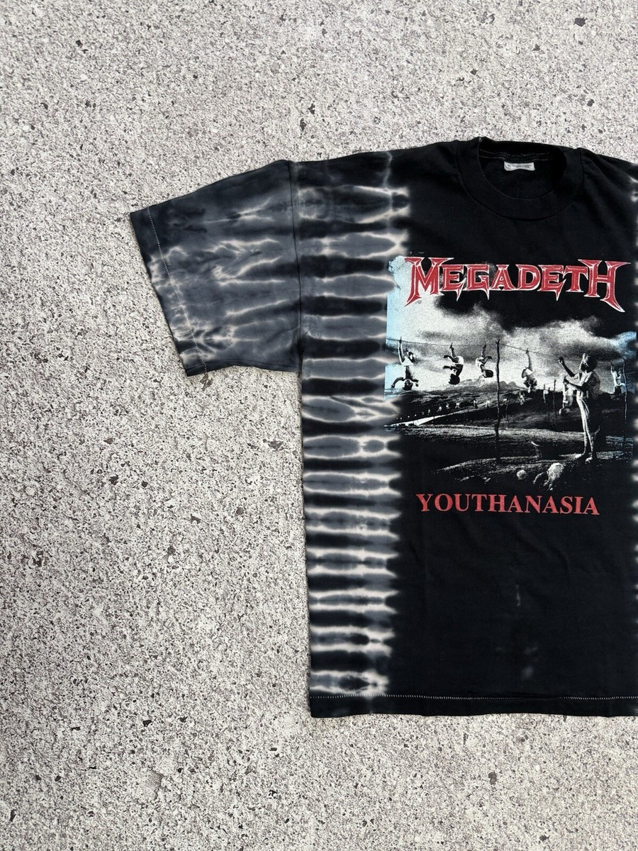 Vintage 1994 Megadeth Youthanasia Rock Band Retro Multicolor Men's