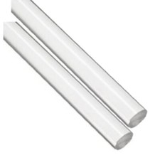 Acrylic Lucite Rod Dowel - 7/8" 22mm x 36" 914mm - Lot of 2 Rods
