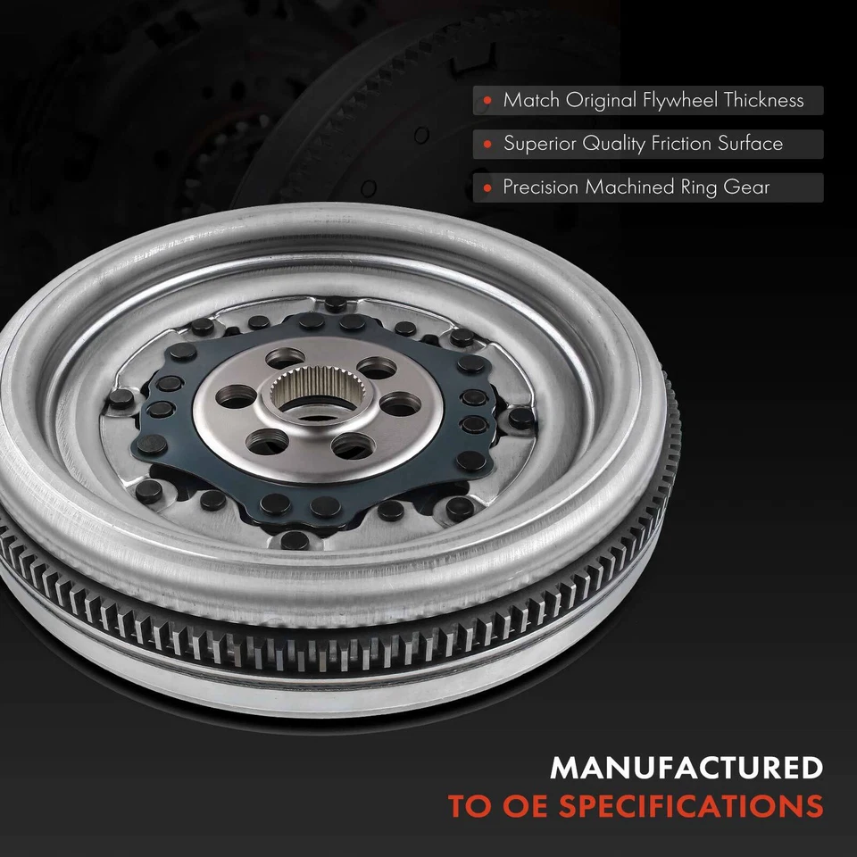 Volante de inercia de doble masa para Volkswagen Beetle Jetta 2004 2005 2006 2007 1,9 L diésel Foto 3 de 4