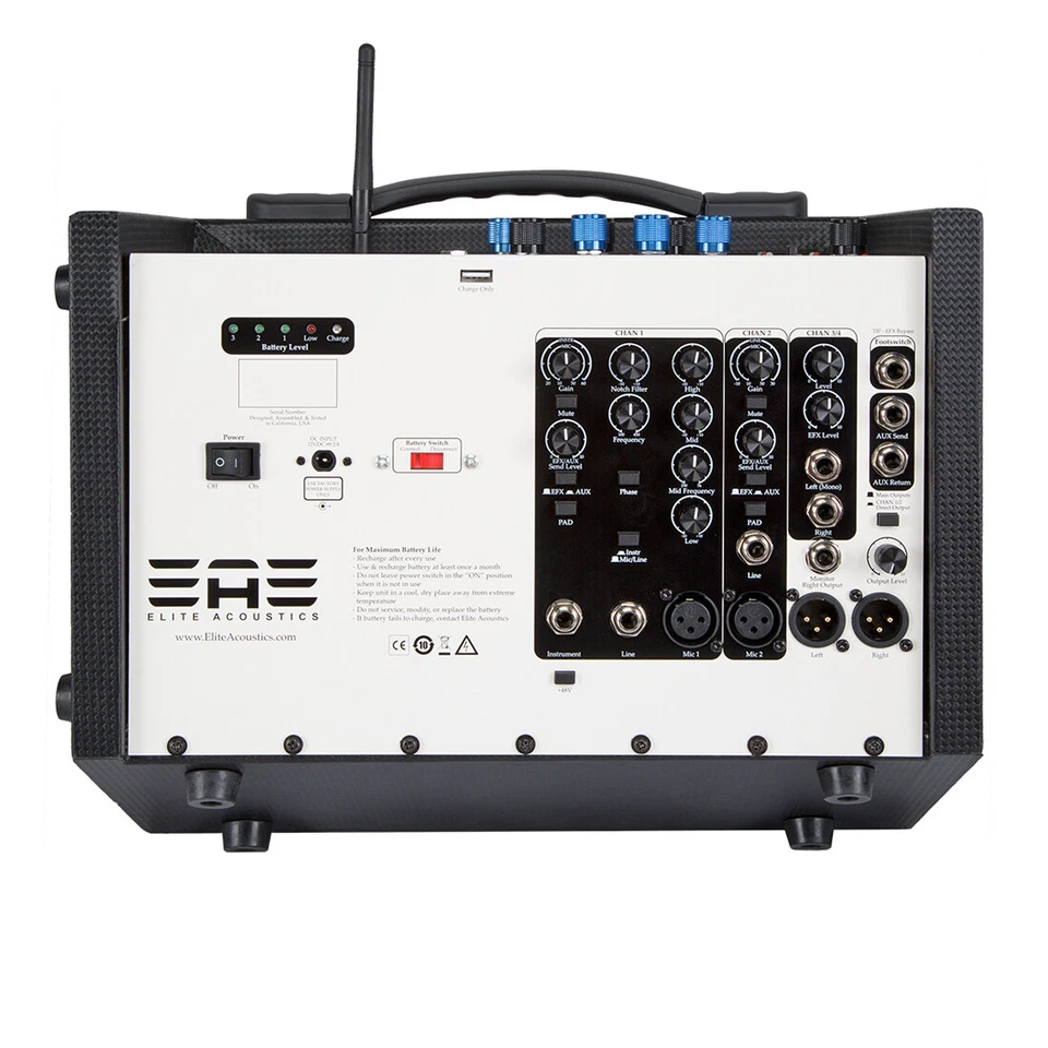 Elite Acoustics M2-6 Akustik-Verstärker - Bild 3 von 4