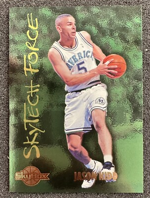 1994-95 Skybox Premium Basketball #SF11 Jason Kidd Skytech Force Mint