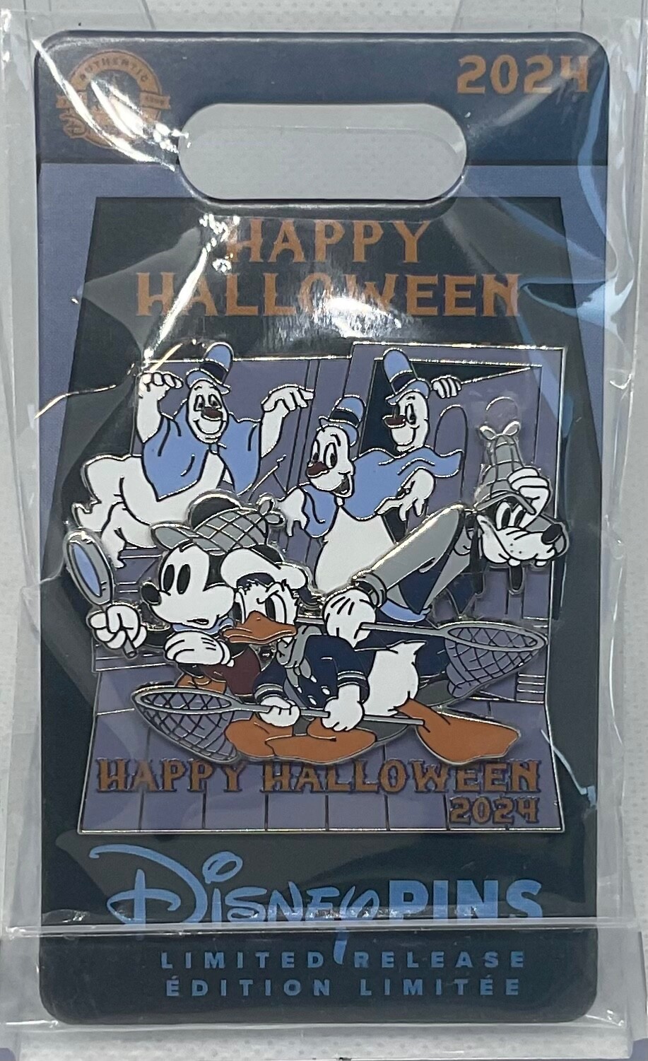 Disney 2024 Halloween Mickey Goofy Donald Lonesome Ghosts LR Pin
