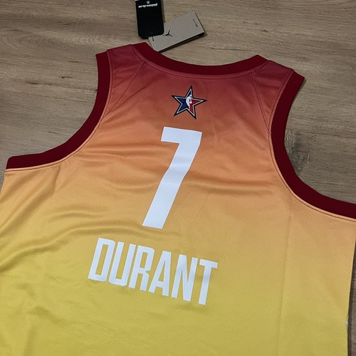New Nike Air Jordan All Star Brooklyn Nets Kevin Durant Jersey Singlet Shirt L - Picture 13 of 14