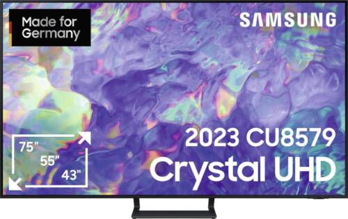 Samsung GU55CU8579UXZG Titangrau Smart 55 Zoll, 138cm, 4K UHD, HDR, Smart TV - Bild 1 von 6
