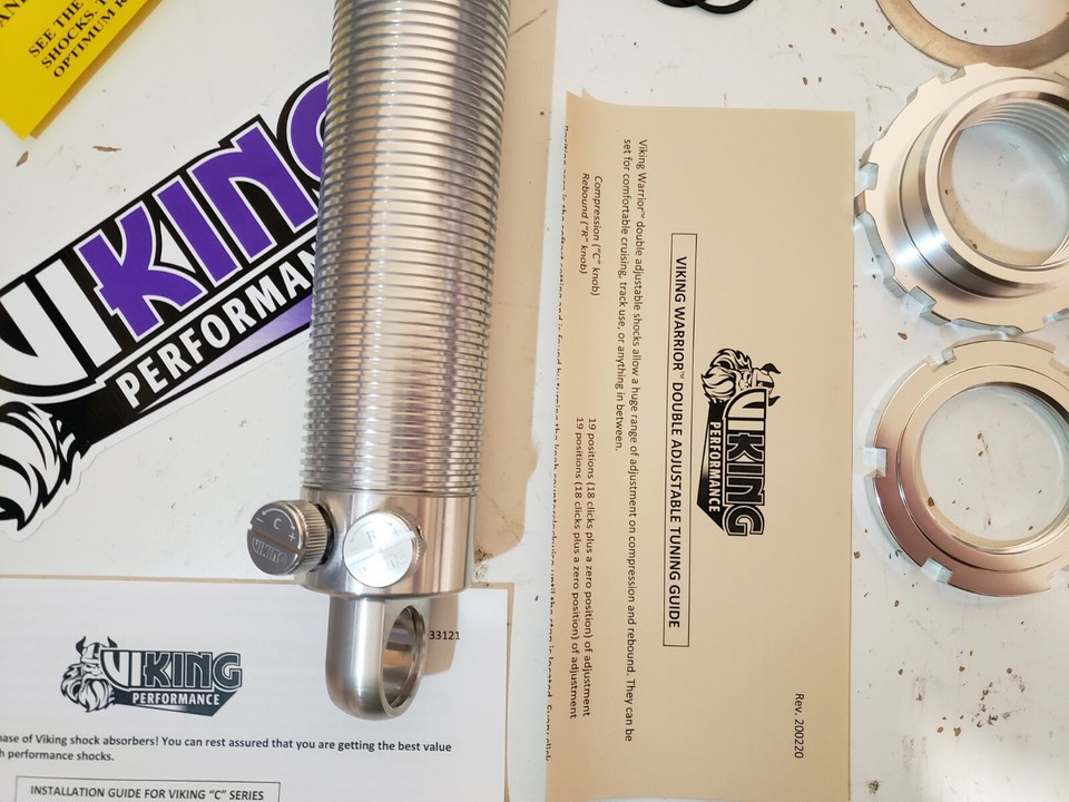 Universal Rear Coilover Kit Viking Warrior Mini-Tub Double Adjustable ...