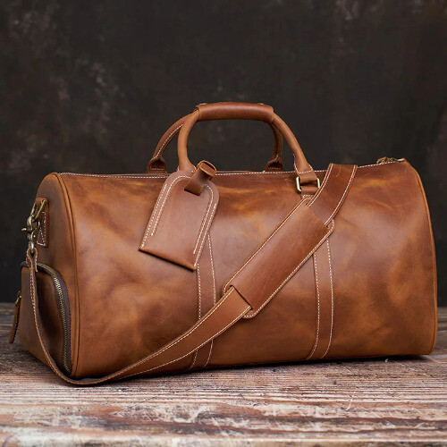 Kaufe Herren Ziegenleder Reise Sporttasche Gepäck Echt Vintage Duffel S Neu Braun Neu Zum Preis Ab 112