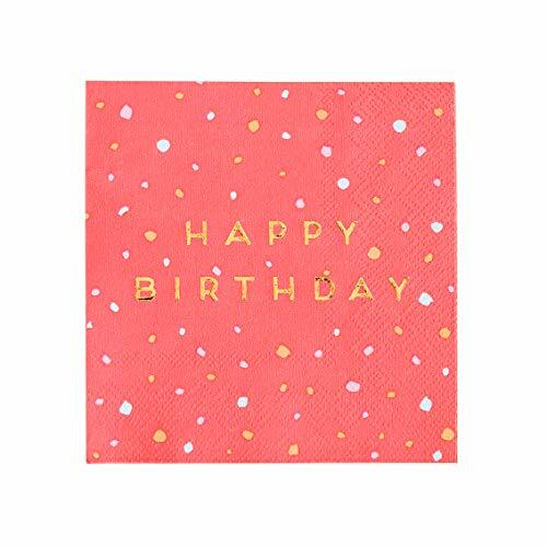 Talking Tables- for a Lovely Birthday Celebration Rose Napkins Confezione (d2M)