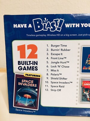 Namco Flashback Blast ! 12 jeux contrôleur HDMI Space Invaders Burger Time