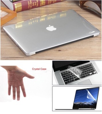 New Clear Hard Shell Case Keyboard Cover Macbook Air 11 Pro 13 15 Retina 12 Ebay