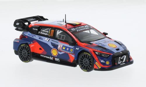 iXO Hyundai i20 WRC 1/43 スケール　ミニカー HYUNDAI I20 Coupe WRC RALLY1 #11 Croatia Rally 2023 Neuville