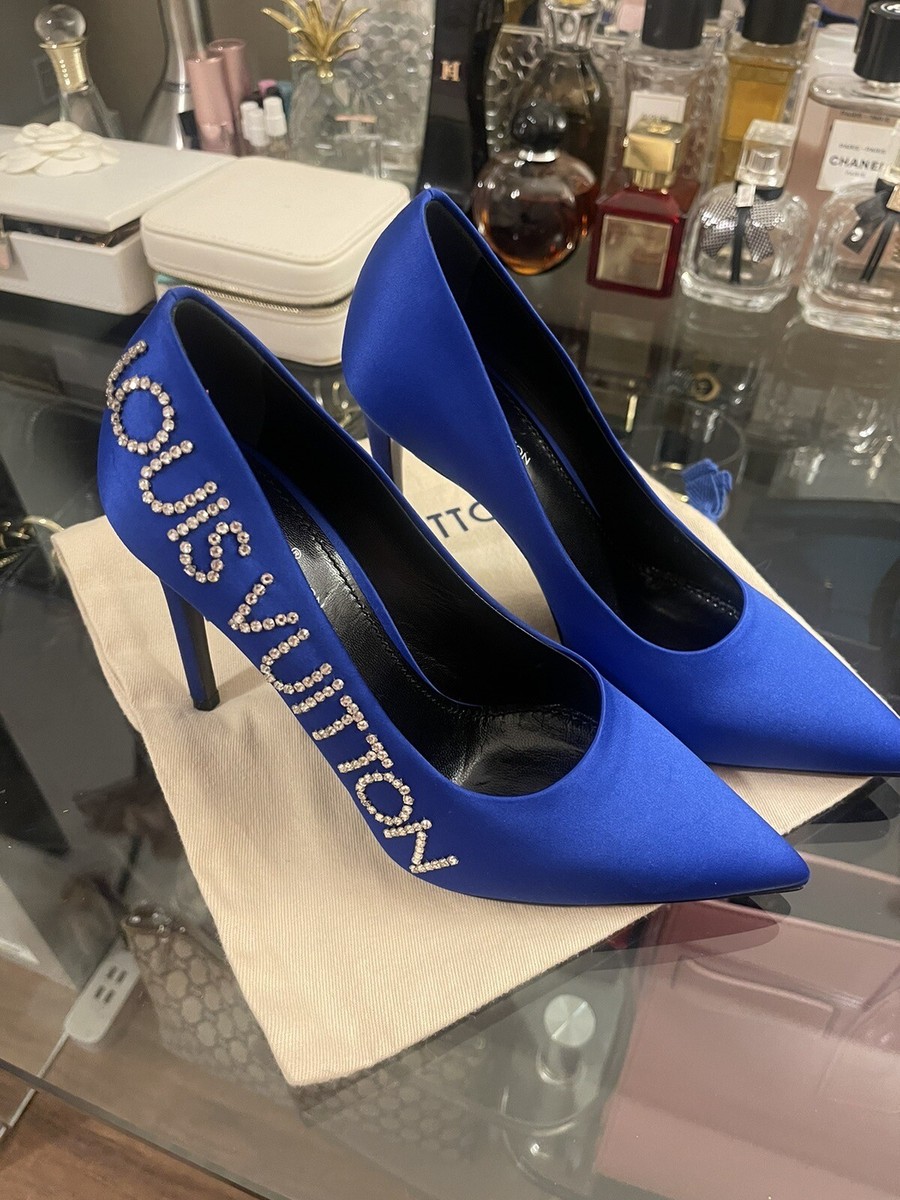 Louis Vuitton Blue Heels | eBay