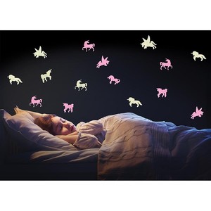 Glow In The Dark Stickers Unicorn Wall Decor Ceiling Baby S Image Is Loading Glow In The Dark Stickers Unicorn Wall Decor