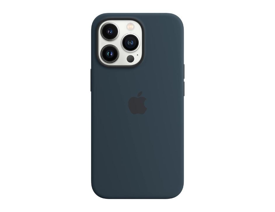Apple Silicone Case with MagSafe for iPhone 13 Pro - Abyss Apple Silicone Case with MagSafe for iPhone 13 Pro - Abyss