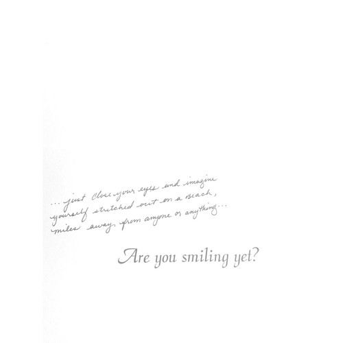 Tarjeta de amistad vintage CONCH KEY Tropical Beach Dan Mackin 1999 Leanin' Tree +✉ - Imagen 2 de 6