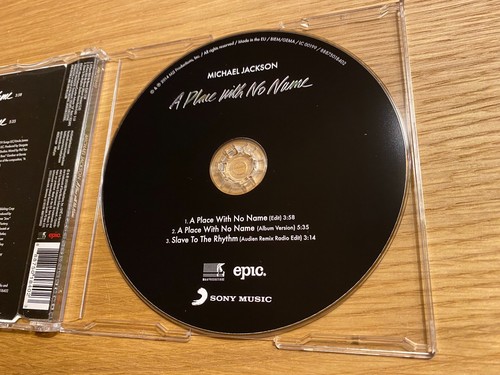 MICHAEL JACKSON "A PLACE WITH NO NAME" CD SINGLE SONY MUSIC ENTERTAINMENT & EPIC - Picture 24 of 24