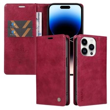 Rugged Phone Glossy Cover Leather Case For iPhone 17 16 Pro 15 14 Pro Max 13 12