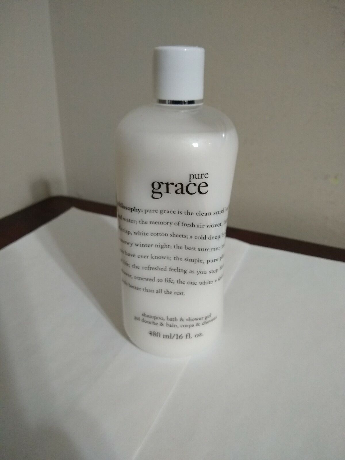 Philosophy Pure Grace 16.0 oz Shampoo, Bath & Shower Gel Brand New With Defect