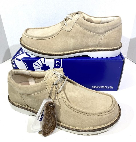 EU42)Reg Fit Sand Suede Leather Shoes 
