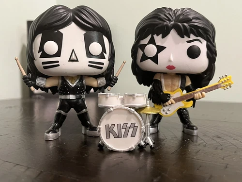 Kiss Funko Pop Rocks KISS Catman 124 And Starchild Paul Stanley