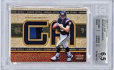 DREW BREES 2002 FLEER GENUINE GAME USED 
